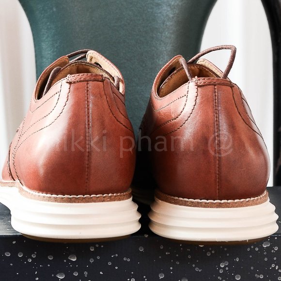New Cole Haan Men’s Oxford Wingtip in BROWN - Picture 6 of 6